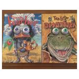 (2) Wiggle Eye Books Including Friends of a