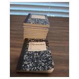 (10) New 80 Sheet Mini Composition Books