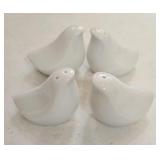 (2) Pairs of Salt & Pepper Porcelain Shakers