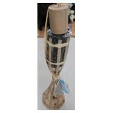 (2) Tabletop Bamboo Tiki Torch 15"ï¿½4"