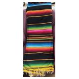 Mexican Serape Blanket 58"x 80ï¿½