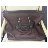 Giorgio Armani Parfums Large Brown Nylon Shoulder