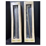 NIB Two Gold-Tone Towel Bars