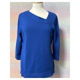 Sz XL Cable & Gauge Knit Pullover Top with an