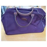 VTG Longchamp Nylon and Leather Travel Bag