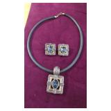 Necklace & Clip on Earrings Set