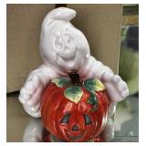 NIB Halloween Ghost and Pumpkin Salt and Pepper