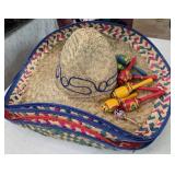Sombreros & mini maracas