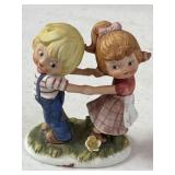 (2) Bisque Porcelain Decor