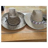 (2) Straw Hats