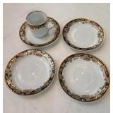 Yamasen Fine China Saucers & Cup