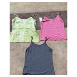 (3) Spaghetti Strap Camisole Tank Top
