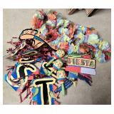 Bag of Fiesta Theme Hanging Signs Maracas & Leis