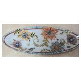 Decorative Glass Dish or Tray  by 208Park 16"ï¿½6"
