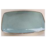 Turquoise Rectangular Porcelain Serving Platter