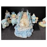 Collection of Vtg & Collectible Porcelain Dolls