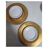 5 Plates w/Chargers