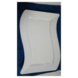 (10) Wave Shaped Rectangular Plastic Plates