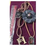 Assorted Red Toned Jewelry