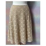 Sz 6P Bloomingdaleï¿½s Floral Lace A Line Knee