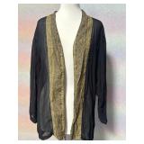 Sz 1 Jacqueline Riu Open Front Kimono Jacket
