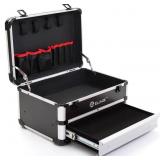 E ELIAUK Silver Tool Box with Drawers