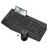 EDJO Wireless Keyboard & Mouse Combo - Full-Size