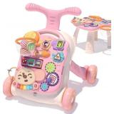 3 in 1 Baby Walker Activity Center Pink