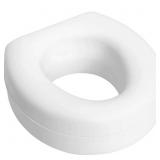 HealthSmart 15x15x5in. Raised Toilet Seat Riser