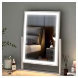 Lighted LED Makeup Mirror 360 Rotation 16in