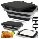 MAYALEAD BBQ Prep Tub with Meat Shredder Claws