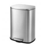 QUALIAZERO 13gal Stainless Steel Step-On Can