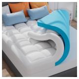 ELEMUSE California King 3 Inch Memory Foam Topper