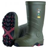 Mens Heavy Duty PU Rubber Boots, size 10