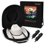 Crush-Proof Hat Travel Case with Strap