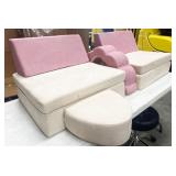Kids Couch 8pc, Modular Play furniture