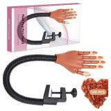 Practice Hand for Acrylic Nails, Plus Nail Tips