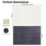 Stone Dish Drying Mat for Kitchen Counter, 24"x16"