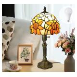 Tiffany-Style Stained Glass Table Lamp, 16.92"
