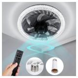 E26 Bulb Socket 12" Ceiling Fan Light