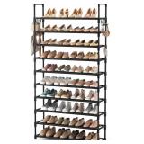 VTRIN 10 Tier Shoe Rack Large Capacity Organizer