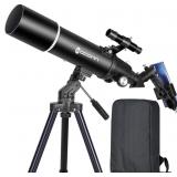 80mm Aperture 600mm Refractor Telescope
