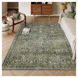 Lahome Sage Green Rug 6x9