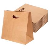 75 Pcs Kraft Paper Bags, 11x6x11" with Handles
