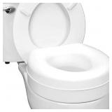 HealthSmart 15x15x5in. Raised Toilet Seat Riser