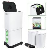 Kitchen 13gal trash Can, +2 smaller ones