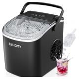 EUHOMY Ice Maker, 26lbs/24Hrs, Auto-Clean
