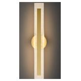 LED Gold Wall Sconce 22.8in