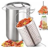 ARC 32QT Stainless Steel Stock Pot 6-Piece Set