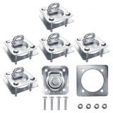 LULU CARGO CONTROL 1/2" D-Ring Anchors, 6 Pack